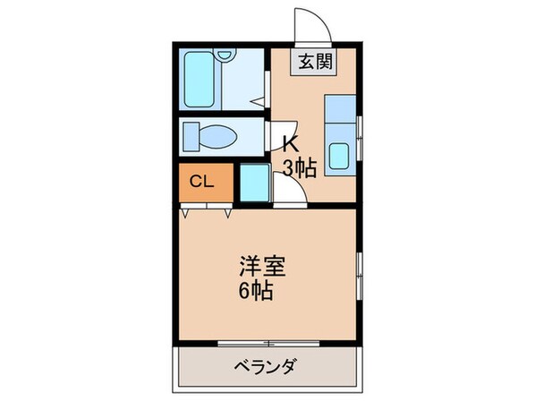 福士ハイツの物件間取画像